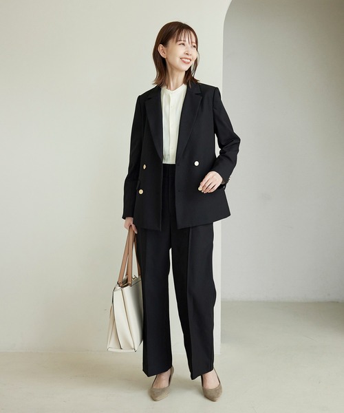 ROPE' PICNIC（ロペピクニック）の「Functionランダムタックブラウス（シャツ/ブラウス・レディース・チャコールグレー/ライトグレー/オフホワイト/ピンク系その他2・38/36）」の13枚目の写真