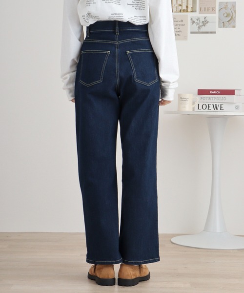 A.N.L(エーエヌエル レーベル)の「A.N.L ストレッチデニムストレートパンツ(デニムパンツ・レディース・ブラック/ダークネイビー・38)」の16枚目の写真
