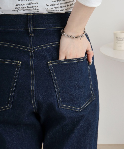 A.N.L(エーエヌエル レーベル)の「A.N.L ストレッチデニムストレートパンツ(デニムパンツ・レディース・ブラック/ダークネイビー・38)」の15枚目の写真