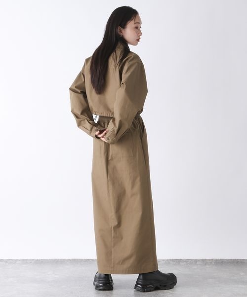 JEANASIS（ジーナシス）の「ドロストワークシャツジャケット2P/152594（セットアップ・レディース・ブラック/ブラウン・FREE）」の5枚目の写真