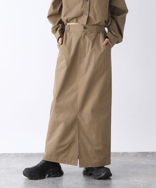 JEANASIS（ジーナシス）の「ドロストワークシャツジャケット2P/152594（セットアップ・レディース・ブラック/ブラウン・FREE）」の8枚目の写真