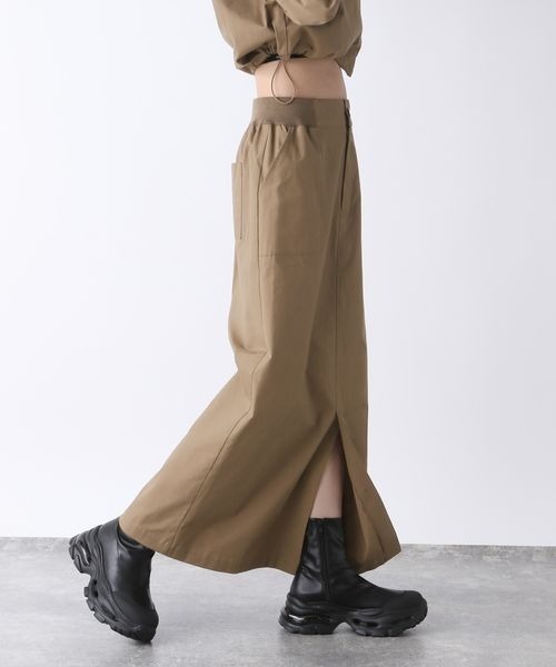 JEANASIS（ジーナシス）の「ドロストワークシャツジャケット2P/152594（セットアップ・レディース・ブラック/ブラウン・FREE）」の9枚目の写真