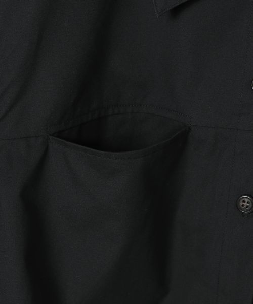 JEANASIS（ジーナシス）の「ドロストワークシャツジャケット2P/152594（セットアップ・レディース・ブラック/ブラウン・FREE）」の10枚目の写真