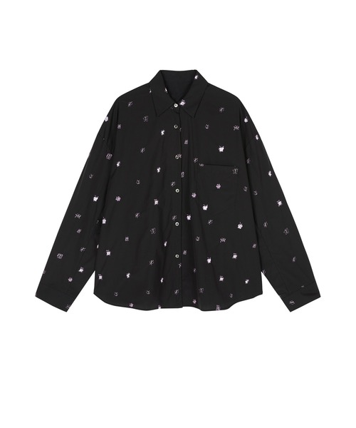 【セール】3D Butterfly Embroidered Shirt / バタフライシャツ(シャツ/ブラウス)|JNBY(ジェーエヌビーワイ) 【セール】3D Butterfly Embroidered Shirt / バタフライシャツ(シャツ/ブラウス)|JNBY(ジェーエヌビーワイ)