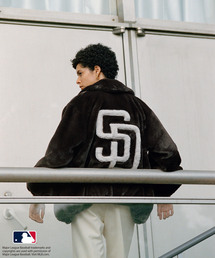 ROPE' | 【MLB COLLECTION BY JUN】フェイクファーブルゾン(その他アウター)