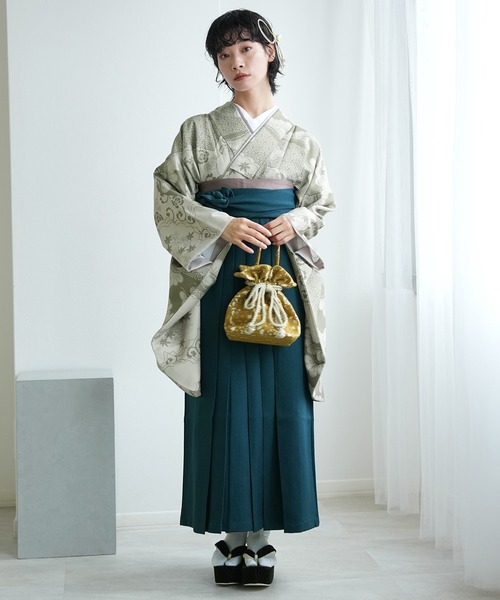 ひよこ商店 袴セット ジュニア ひよこ商店 レトロ大正浪漫（着物）｜utatane