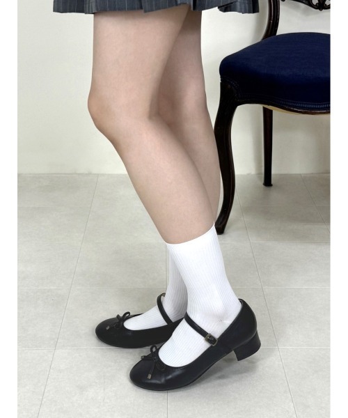 F i.n.t（フィント）の「【WEB限定SS,LLサイズあり】ストラップ付リボンバレエシューズ/fint　フィント（パンプス・レディース・ピンク/ブラウン/ブラック/クリーム・SS/LL/L/M/S）」の18枚目の写真