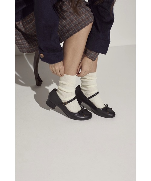 F i.n.t（フィント）の「【WEB限定SS,LLサイズあり】ストラップ付リボンバレエシューズ/fint　フィント（パンプス・レディース・ピンク/ブラウン/ブラック/クリーム・SS/LL/L/M/S）」の19枚目の写真