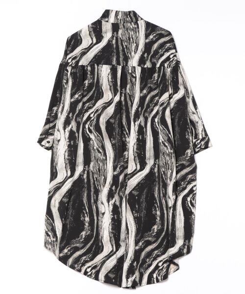 rovtski(ロフトスキー)の「マーブル模様ロングブラウス(シャツ/ブラウス・レディース・ブラック・FREE)」の11枚目の写真