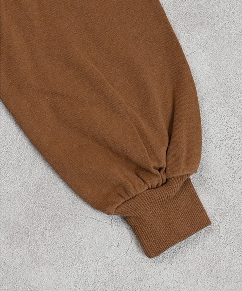 Life Support Products（ライフサポートプロダクツ）の「ボリュームフリルスウェット（スウェット・キッズ・グリーン/オフホワイト/ライトピンク/ブラウン・100/130/120/95/90/80/110/150/140）」の9枚目の写真