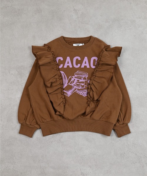 Life Support Products（ライフサポートプロダクツ）の「ボリュームフリルスウェット（スウェット・キッズ・グリーン/オフホワイト/ライトピンク/ブラウン・100/130/120/95/90/80/110/150/140）」の22枚目の写真