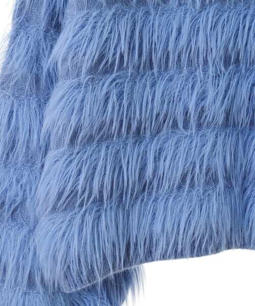 【セール】フェザーボーダーニット（ニット/セーター）｜YECCA VECCA（イェッカヴェッカ）