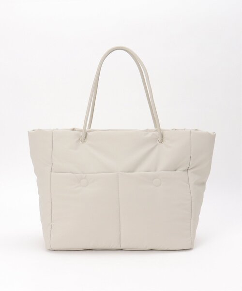 notch.(ノッチ)の「パテッドトートバッグ(トートバッグ・レディース・シルバー系/ベージュ/ブラック・ONESIZE)」の11枚目の写真