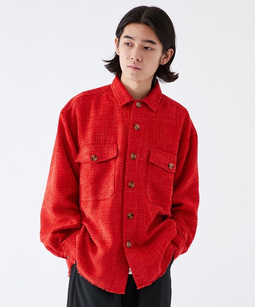【セール】TWEED MALL CPOシャツジャケット（シャツ/ブラウス）｜B.C STOCK（ベーセーストック）