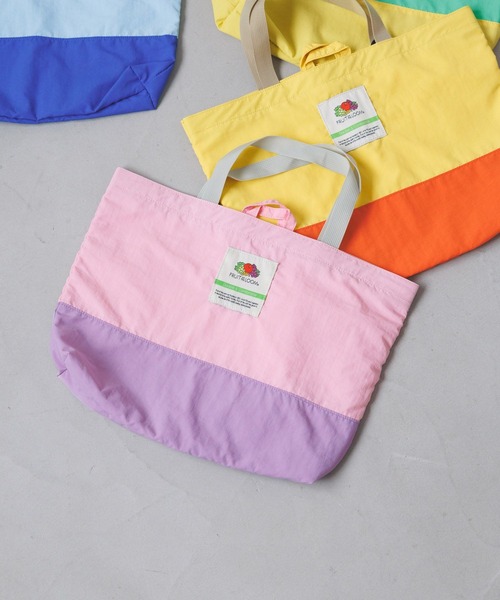 FRUIT OF THE LOOM(フルーツオブザルーム)の「【Fruit Of The Loom(フルーツオブザルーム)】別注レッスンバッグ(KIDS)(トートバッグ・キッズ・イエロー/ピンク/グリーン/ブルー・FREE)」の7枚目の写真