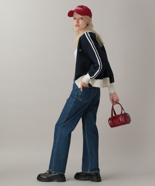 FOREVER 21（フォーエバー トゥエンティーワン）の「【2024FW】トラックジップニット（ニット/セーター・レディース・グレー/ネイビー/ベージュ・FREE）」の11枚目の写真