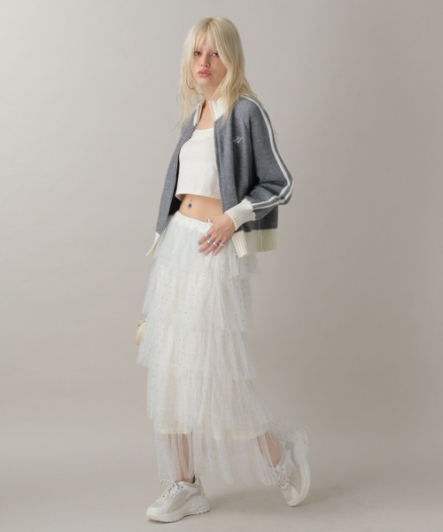 FOREVER 21（フォーエバー トゥエンティーワン）の「【2024FW】トラックジップニット（ニット/セーター・レディース・グレー/ネイビー/ベージュ・FREE）」の16枚目の写真