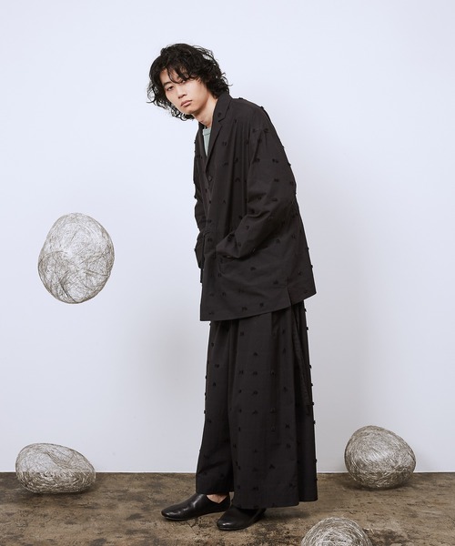 Dulcamara（ドゥルカマラ）の「LogoカットJQボリュームワイドPT（スラックス・メンズ・ブラック/ブルーグレー・0/1）」の7枚目の写真