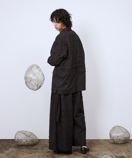 Dulcamara（ドゥルカマラ）の「LogoカットJQボリュームワイドPT（スラックス・メンズ・ブラック/ブルーグレー・0/1）」の8枚目の写真