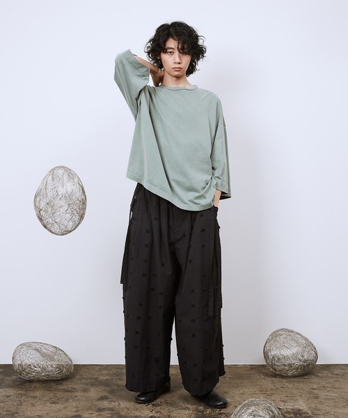 Dulcamara（ドゥルカマラ）の「LogoカットJQボリュームワイドPT（スラックス・メンズ・ブラック/ブルーグレー・0/1）」の15枚目の写真