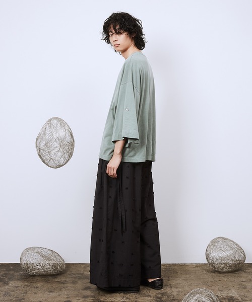 Dulcamara（ドゥルカマラ）の「LogoカットJQボリュームワイドPT（スラックス・メンズ・ブラック/ブルーグレー・0/1）」の16枚目の写真