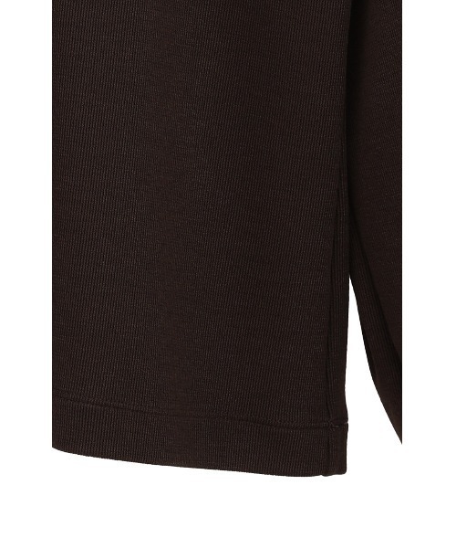 CLANE（クラネ）の「CLANE POWER SHOULDER POLO TOPS 17105-1292（ポロシャツ・レディース・オフホワイト/ブラウン/ブラック・1）」の9枚目の写真