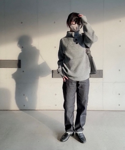 H.TOKYO（エイチトウキョウ）の「ハイネックニット（ニット/セーター・メンズ・グレー/ブラック・XX-LARGE/X-LARGE/LARGE/MEDIUM）」の17枚目の写真