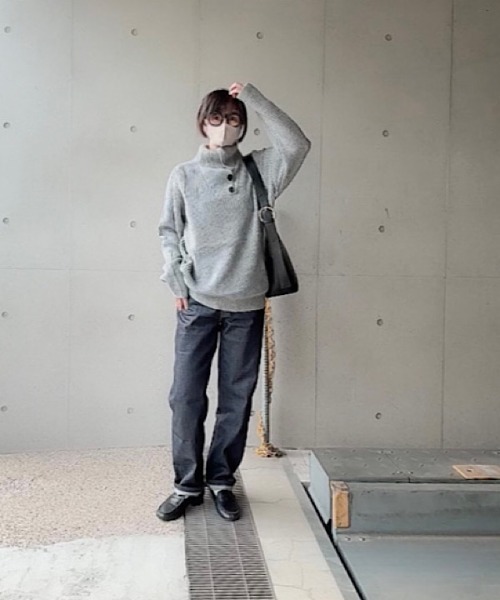 H.TOKYO（エイチトウキョウ）の「ハイネックニット（ニット/セーター・メンズ・グレー/ブラック・XX-LARGE/X-LARGE/LARGE/MEDIUM）」の18枚目の写真