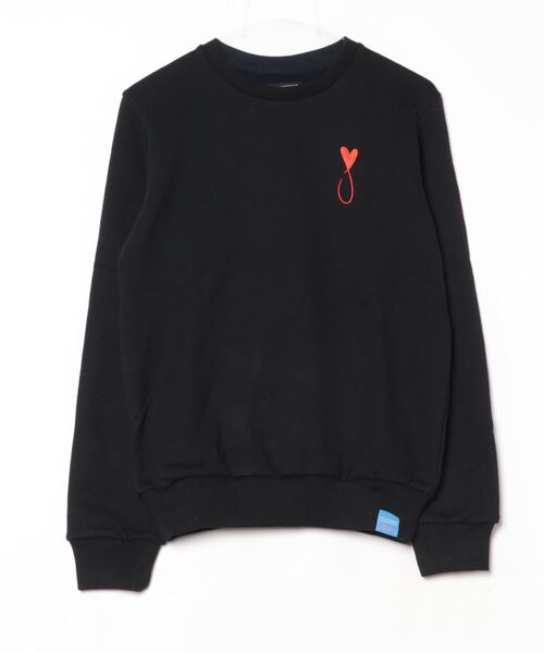 MAISON HONORE（メゾンオノレ）の「Tiphanie Sweat（スウェット・メンズ・ブラック×ブルー/ホワイト×レッド/ホワイト×ブルー/ブラック×レッド・X-SMALL/MEDIUM/SMALL/X-LARGE/LARGE/XX-LARGE）」の3枚目の写真