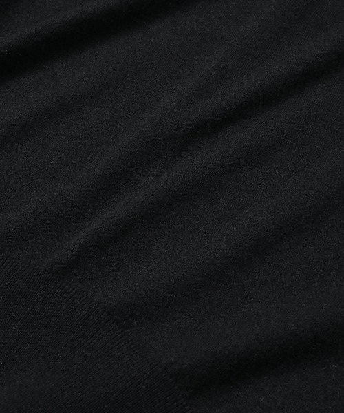 NANO universe(ナノユニバース)の「吸湿発熱マシンウォッシャブルクルーネックニット(ニット/セーター・レディース・ブラック/アイボリー/ブラウン・FREE)」の10枚目の写真