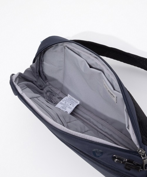 pacsafe(パックセーフ)の「PACKSAFE Pacsafe Vibe 325 sling pack パックセーフ バイブ ワンショルダー(ボディバッグ/ウエストポーチ・メンズ・ブラック/ネイビー・FREE)」の22枚目の写真