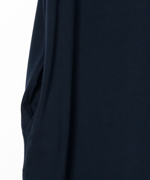 レイビームス！別注！Gymphlex クルーネックワンピース！ネイビー Ray BEAMS（レイ ビームス）【別注】Gymphlex / クルーネック