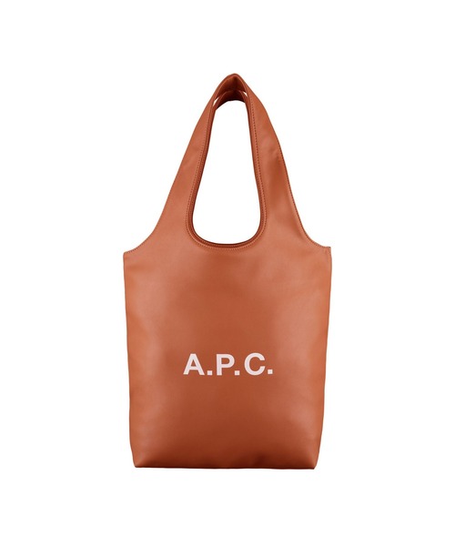 A.P.C.（アーペーセー）の「TOTE NINON SMALL（トートバッグ・メンズ・ブラウン/ブラック・ONESIZE）」の2枚目の写真