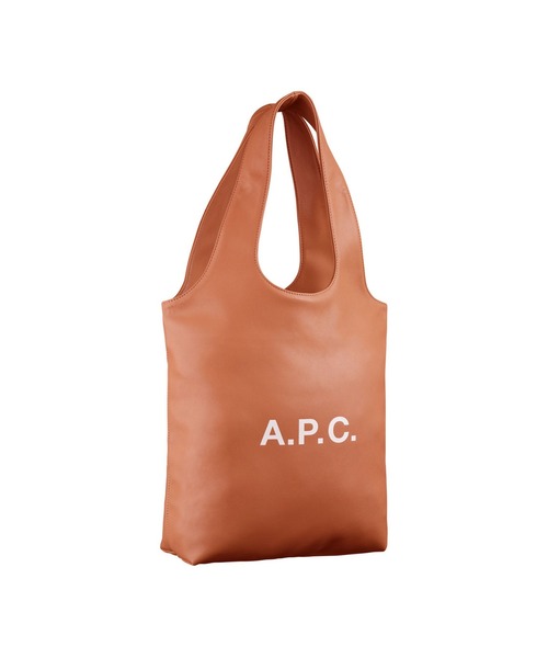 A.P.C.（アーペーセー）の「TOTE NINON SMALL（トートバッグ・メンズ・ブラウン/ブラック・ONESIZE）」の7枚目の写真