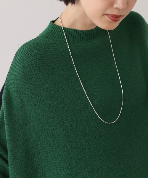 Bou Jeloud(ブージュルード)の「ドルマンスリーブバイカラーニット(ニット/セーター・レディース・イエロー/グリーン/ブルー・FREE)」の12枚目の写真