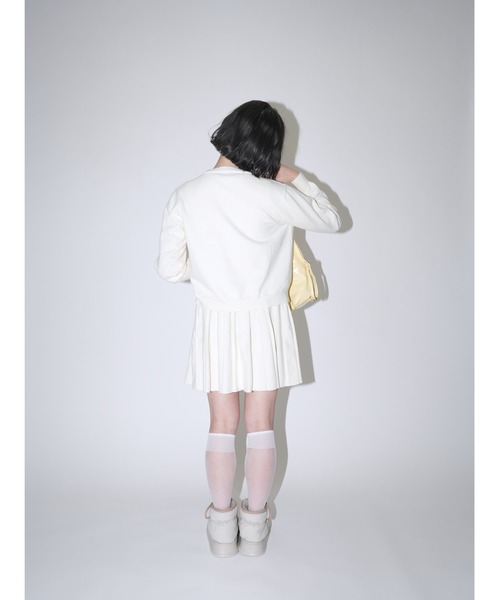 Uenui（ウニュイ）の「セットアップ スリーピース ニット カットソー カーディガン ミニスカート（その他トップス・レディース・アイボリー・FREE）」の15枚目の写真