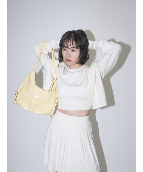 Uenui（ウニュイ）の「セットアップ スリーピース ニット カットソー カーディガン ミニスカート（その他トップス・レディース・アイボリー・FREE）」の22枚目の写真