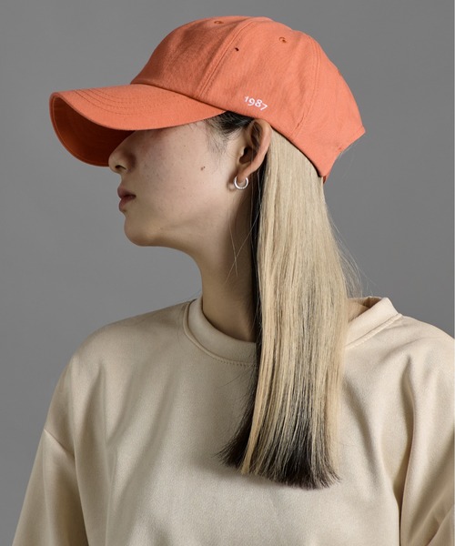 CALIFORNIA OUTFITTERS（カリフォルニア アウトフィッターズ）の「2-12B11 ミニロゴキャップ 1987（キャップ・レディース・ホワイト/ピンク/グリーン/オレンジ/イエロー/ブラック・ONESIZE）」の6枚目の写真