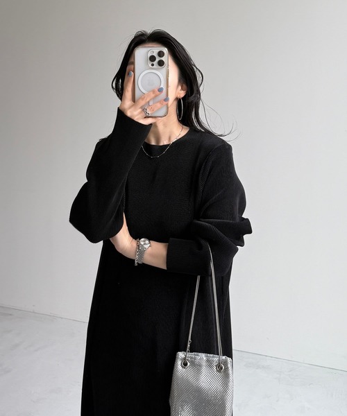 セール】【セルフカット可能】daily daily super stretch crew neck