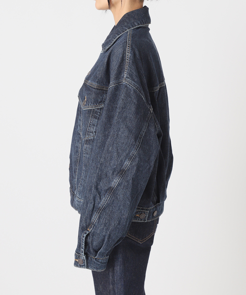 AGOLDE（エーゴールドイー）の「《追加》【AGOLDE】DALTON BALLOON JACKET IN PENDULUM：デニムジャケット（デニムジャケット・レディース・ブルー・SMALL）」の10枚目の写真