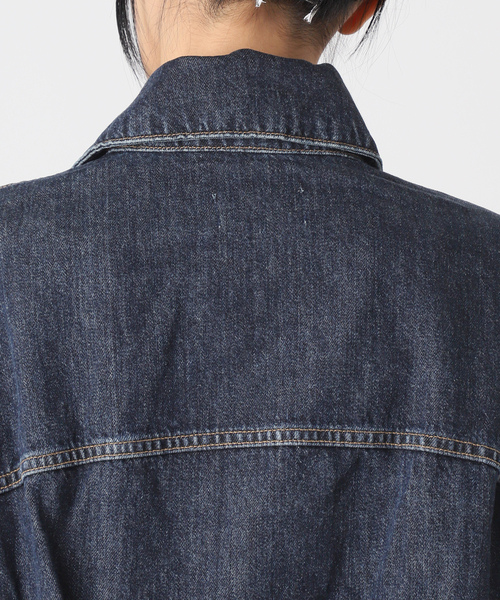 AGOLDE（エーゴールドイー）の「《追加》【AGOLDE】DALTON BALLOON JACKET IN PENDULUM：デニムジャケット（デニムジャケット・レディース・ブルー・SMALL）」の12枚目の写真