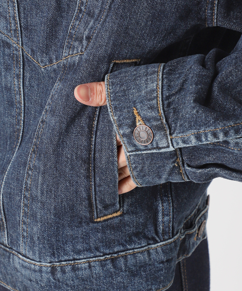 AGOLDE（エーゴールドイー）の「《追加》【AGOLDE】DALTON BALLOON JACKET IN PENDULUM：デニムジャケット（デニムジャケット・レディース・ブルー・SMALL）」の17枚目の写真