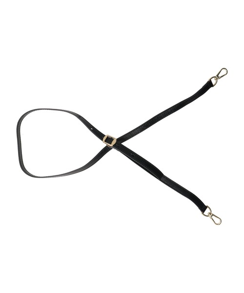 CHRISTIAN VILLA（クリスチャンヴィラ）の「【CHRISTIAN VILLA】チャーム付きレザーハンドル横長バッグ(Q56434)（ハンドバッグ・レディース・ブラック・ALL）」の13枚目の写真