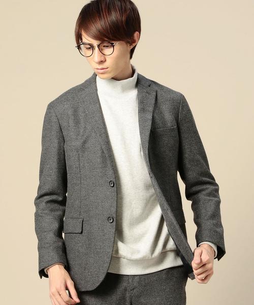 BEAUTY&YOUTH UNITED ARROWS（ビューティーアンドユースユナイテッドアローズ）の「BY フラノ 2ボタン ジャケット◆（テーラードジャケット・メンズ・ダークグレー/ネイビー/グレー・X-LARGE/LARGE/MEDIUM/SMALL）」の21枚目の写真