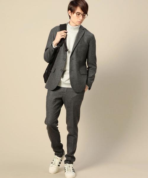 BEAUTY&YOUTH UNITED ARROWS（ビューティーアンドユースユナイテッドアローズ）の「BY フラノ 2ボタン ジャケット◆（テーラードジャケット・メンズ・ダークグレー/ネイビー/グレー・X-LARGE/LARGE/MEDIUM/SMALL）」の10枚目の写真