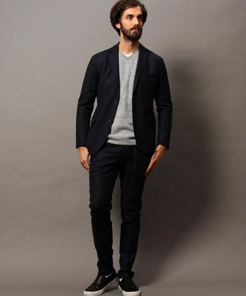 BEAUTY&YOUTH UNITED ARROWS（ビューティーアンドユースユナイテッドアローズ）の「BY フラノ 2ボタン ジャケット◆（テーラードジャケット・メンズ・ダークグレー/ネイビー/グレー・X-LARGE/LARGE/MEDIUM/SMALL）」の22枚目の写真