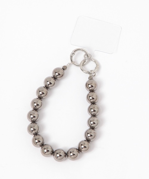 LAKOLE（ラコレ）の「ビーズハンドストラップ2 / 293992（スマホグッズ・レディース・ブラック/その他1/その他3・FREE）」の2枚目の写真