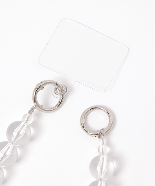 LAKOLE（ラコレ）の「ビーズハンドストラップ2 / 293992（スマホグッズ・レディース・ブラック/その他1/その他3・FREE）」の4枚目の写真