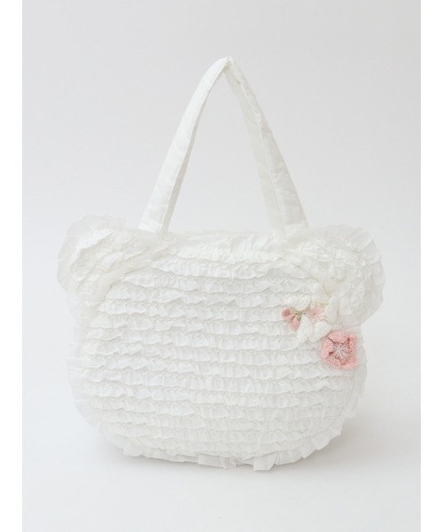 PINK HOUSE（ピンクハウス）の「Teddyシルエットフリルバッグ