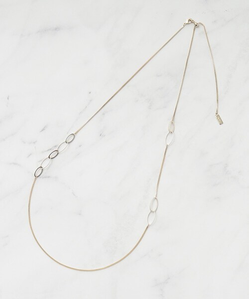 セール】春SALE！リングチェーンミドルネックレス（ネックレス